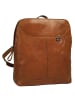 SPIKES & SPARROW Rucksack echt Leder in cognac