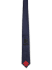 OLYMP LEVEL 5 Seidenkrawatte in marine - 0003