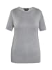 usha BLACK LABEL Damen T-Shirt in GRAU MELANGE