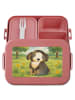 Mr. & Mrs. Panda MEPAL Bentobox Hund Entspannen Design ohne Spruch in Rot Pastell