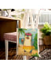 Mr. & Mrs. Panda Shopping Bag Pinguin Kokosnuss Design ohne Spruch in Weiß