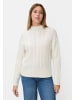 Camel Active Strickpullover in lockerer Passform in Milchweiß