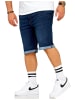 SOUL STAR Shorts - S2ALOJA Kurze Hose Jeans Bermuda Stretch Regular-Fit in Indigo_424