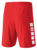 erima Classic 5-C Shorts in rot/weiss