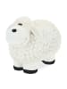 relaxdays Gartenfigur "Schaf" in Weiß - (B)21 x (H)16 x (T)12,5 cm