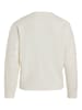 Vila Strickpullover in White Alyssum