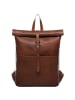 SID & VAIN Leder-Rucksack Leder Backpack Herren CLAY in braun