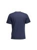La Martina Blaues Baumwoll-T-Shirt
