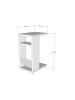 CALICOSY Regal FLINTA in Atlantische Kiefer - (W) 30  x (H) 63  x (L) 40  cm
