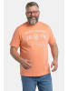 Men Plus Kurzarm T-Shirt in dunkle aprikose