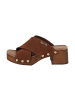 Les Tropéziennes par M Belarbi Leder-Sandalen mit Absatz „Les Pipa“ Braun