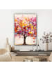 MuchoWow Leinwand bilder Farbiger Baum (BxH)