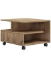 VCM  Holz Sofatisch Couchtisch Rollen rollbar Stango S in Honig-Eiche