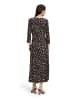 Betty Barclay Midikleid mit Raffung in Braun/Beige