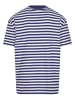Urban Classics Urban Classics Herren Regular Stripe Tee in white/darkblue