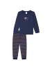 Schiesser Pyjama in Dunkelblau