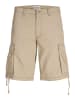 Jack & Jones Cargo Shorts in Crockery 1