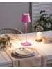 Beliani Tischlampe für den Außenbereich BACEIRO in Rosa - (W) 10 x (H) 38 x (L) 10 cm
