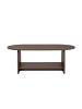 CALICOSY Beistelltisch ASTER in Nussbaum - (W)110  x (H)40  x (L)60 cm