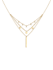 Elli Halskette 925 Sterling Silber Geo in Gold
