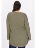 Usha Women Plus Size Blouse in Moss Green