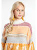 IZIA Damen Pullover in Wollweiss Orange