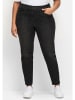 sheego Skinny Jeans in black Denim