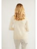 usha WHITE LABEL Strick Rollkragenpullover in Wollweiss