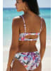 LASCANA Triangel-Bikini-Top in creme print