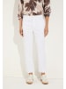 More & More klassische 7/8 Color-Denim-Jeans in white