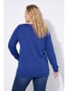Ulla Popken Sweatshirt in dunkles saphir