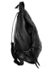 Samantha Look Rucksack echt Leder in schwarz