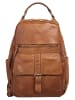 X-ZONE Rucksack echt Leder in cognac