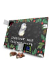 Mr. & Mrs. Panda Tee-Kalender Chemiker Leidenschaft mit Spruch in Kreidetafel