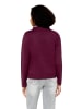 Betty Barclay Strickpullover mit Stehkragen in Dark Aubergine