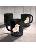 Mr. & Mrs. Panda Tasse Langhaar Collie Treue mit Spruch in Schwarz