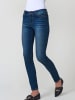 KOROSHI Schmale Damenjeans in blau