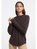 RISA Strick Pullover in Braun