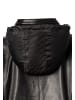 CBL Damen Lederjacke in schwarz