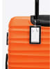 Wittchen LARGE SUITCASE FROM ABS WITH LUGGAGE TAG in Orange