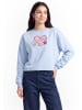 myMo Women Sweatshirt in Light Blue