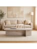 CALICOSY Couchtisch HARBOR in Travertin - (W)120  x (H)30  x (L)45 cm