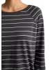 Marc O'Polo DENIM Gestreiftes Longsleeve relaxed in Dark Grey