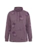 Ulla Popken Sweatshirt in dunkle beere