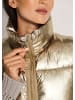 MADELEINE Sommerweste mit Glanz-Finish in goldfarben