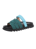 Ital-Design Sandale & Sandalette in Blau und Grün