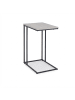 relaxdays Beistelltisch in Schwarz/ Natur - (B)50 x (H)64 x (T)35 cm