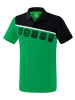 erima 5-C Poloshirt in smaragd/schwarz/weiss