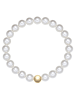 Rafaela Donata Armband aus Sterling Silber mit Muschelkernperle in weiß