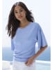 LASCANA Rundhalsshirt in hellblau